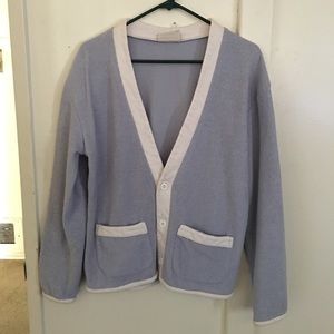 Baby blue cardigan